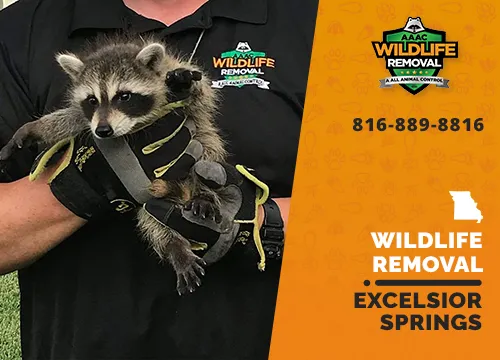 Excelsior Springs Wildlife Removal professional removing pest animal