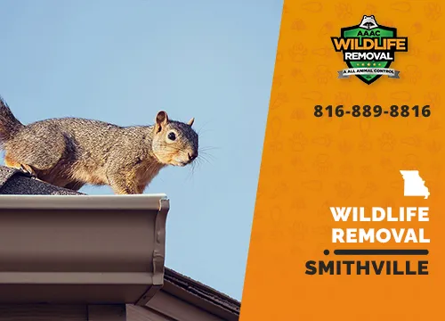 Smithville Wildlife Removal professional removing pest animal